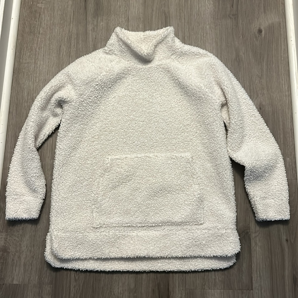Haven Well Within Sherpa Funnel Neck Pullover - White - Picture 2 of 4